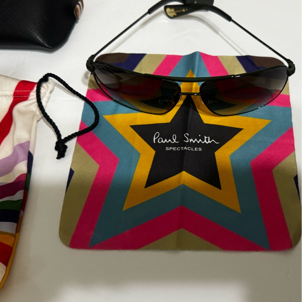 Paul Smith Aviators I Vintage PS-835 ELG I Smoke Lens I Made In Japan
